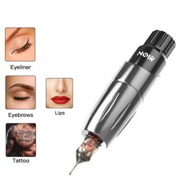 Noir Tour Mini Tattoo Pen RCA Direct Drive Motor Permanent Makeup Machine Lips Eyebrows Gun Cartridge Needles Tattoo Supplies