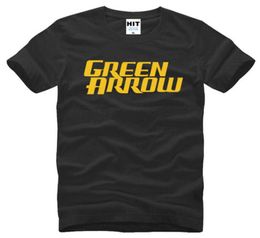 GREEN ARROW Letter Printed T Shirts Men Summer Style Short Sleeve ONeck Cotton Men039s TShirt Fashion TShirt Camisetas Hombre3101162
