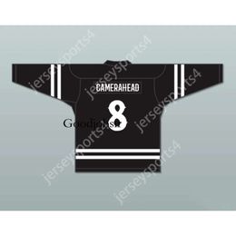 Gdsir Custom CAMERAHEAD 8 CENOBITES BLACK HOCKEY JERSEY HELLRAISER SERIES NEW Top Ed S-M-L-XL-XXL-3XL-4XL-5XL-6XL