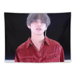 Tapestries TAEHYUNG DNA Tapestry Home Decorations Aesthetic Room Design Decoration Pictures Wall Cute