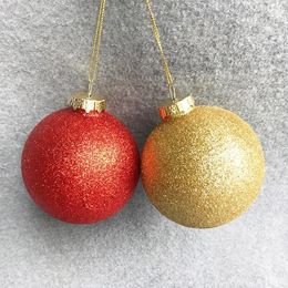 Christmas Decorations Tree Decoration Glass Ornament Small Shopping Mall Window 8cm Powder Ball