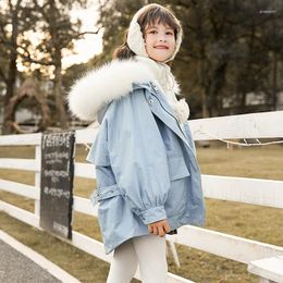 Down Coat 4Y To 16Y Kids And Teenage Girls 2024 Winter Clothes Thicken Fashion Casual Children Warm Jacket Baby Parka #9224