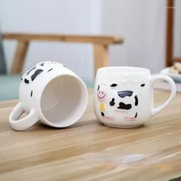 Mugs Cartoon Animal Milk Mug Cute Cow Coffee Cup Creative Home Tea Office Children's Holiday Gift