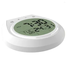 Wall Clocks Digital Clock Bathroom Hanging With Suction Cup Small For White Modern Decorative Laundry