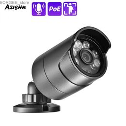 Other CCTV Cameras AZISHN FULL HD H.265 Metal IP Camera 5MP 4MP Audio DC12V/PoE 48V 6IR Human Detection IP66 Outdoor P2P Security CCTV Camera Y240403