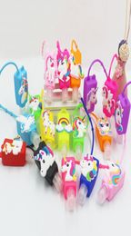 30ML Unicorn Hand Sanitizer Silicone Cartoon Case Mini Portable Gel Hand Sanitizer Bottle Cover With Empty Bottle6558591