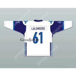 Gdsir Custom PHILIPPE LALUMIERE 61 LE NATIONAL DE QUEBEC AWAY HOCKEY JERSEY LANCE ET COMPTE NEW Top Ed S-M-L-XL-XXL-3XL-4XL-5XL-6XL