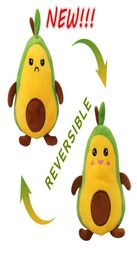 Plush Doll Reversible Avocado Simulations Toys Reversibles Stuffed Desktop Decor for Kids Adults Stuffed Toy Whole4960402