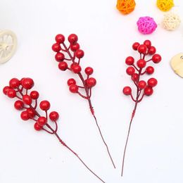 Decorative Flowers 20pieces Christmas Decoration Artificial Realistic Appearance Versatile Faux