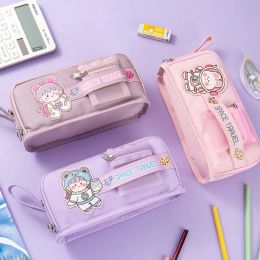 Bags Large Capacity Pencil Case Practical New Style Storage Bag School Pencil Cases Pen Bag Box Student Office Stationery Supplies