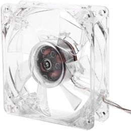 8cm USB Colourful Light Transparent Cooling Fan 5V CPU Cooling Fan for PC Computer USB Colourful Light Transparent Cooling