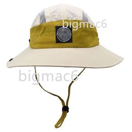 2024 new island home Colour matching outdoor sunscreen fashion photogenic fisherman hat Stone fisherman hat