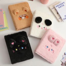 IFFVGX A5 Binder Photocard Holder Cute Plush Photo Album Kpop Idol Photocards Collect Book Student School Notebook Stationery