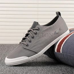 Casual Shoes Men's Spring Breathable Cloth With Flat Elastic Soft Bottom Han Edition Joker Youth Sandals Vulcaniz