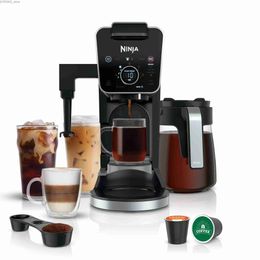 Coffee Makers Professional coffee system single service K-Cup Pod compatible 12 cup drip coffee machine. New in the United States Y240403