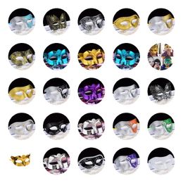 Party Mask Masks Venetian Masquerade Halloween Y Carnival Dance Cosplay Fancy Wedding Gift Mix Colour Drop Delivery Events Supplies Dh0Vo