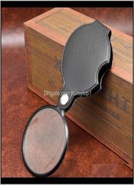 Mini Pocket 8X 50Mm Folding Magnifier Magnifying Eye Loupe Glass Lens Foldable Jewelry Loupes Outdoor Gadgets Cca11598 100Pcs Yfak5796168