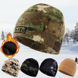 Outdoor Riding Fishing Hiking Windproof Warm Fleece Cap Men Women Winter Climbing Hunt Training Breathable Thermal Tactical Hat
