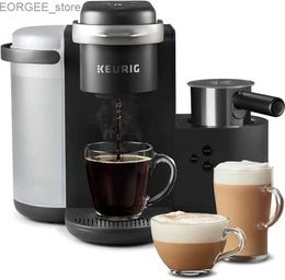 Coffee Makers Keurig K-Cafe single serving K-Cup coffee latte and cappuccino manufacturer black charcoal Y240403