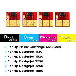 Compatible Hp711 711 711XL ARC Chip For HP Designjet T120 T520 Printer Cartridges For Hp 711 Auto Reset Chips