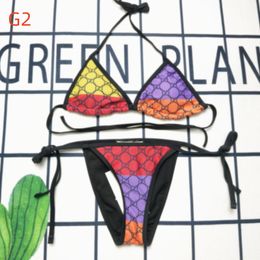2024 Seksowne damskie projektanci bikini paski kąpielowe kąpiel Kąpiel pływanie na plaży kobieta kąpiel strojów kąpielowych luksusowe marki stroje kąpielowe