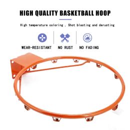35cm No Punching Basketball Rim Kids Aldult Indoor And Outdoor Standard Basketball Hoop Hanging Basket Net Training Equipment