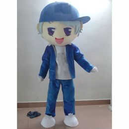 2024 Halloween New Adult Advertising Hat Boy Mascot Costume Suits Adult Party Cartoon Mascot Costume