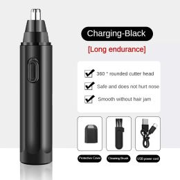 Electric Nose Trimmer for Men Usb Rechargeable Ear Trimmer for Men Women Mini Portable Nose Hair Shaver Waterproof Safe Clean