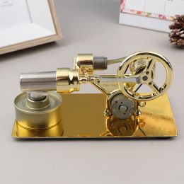 Hot Air Stirling Engine Motor Model Fluid Dynamic Physics Experimental Model Educational Science Toys