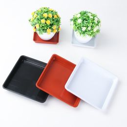 1PC 4/6/7/8/10inch Square Plastic Plant Saucer Drip Tray Saucer Waterproof Thicken Indoor Outdoor Flower Pot Home Garden Supply