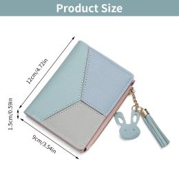 Women's Wallet PU Leather Women's Wallet Made of Leather Women Purses Card Holder Foldable Portable Lady Coin Purses