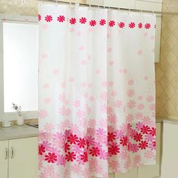 Shower Curtains Waterproof Bath Curtain With Modern Convenient And Durable Bathroom Accessory Stylish Polyester