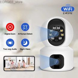 Other CCTV Cameras Video Calling Camera Smart Wifi Camera IPS Screen FHD 1080P One-Key Call IP Camera Two-way Video Talk Wireless PTZ Camera Y240403