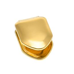 Grillz Dental Grills 14K Gold Plated Single Fang Grill Cap Canine Teath for Man Hip Hop Grillz216p Drop Dropress Jewelry DHMP5