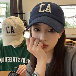 baseball cap Women's Duck Tongue Men's Fashion Instagram Korean Edition Trendy Baseball Versatile Sunscreen Spring/summer Sun Hat