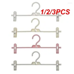 Hangers 1/2/3PCS Trousers Rack Clip Anti-Slip Clothespin Wardrobe Pants Clamp Clothes Hanger For Trouser Skirt Closet Organiser