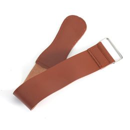 STONEGO Genuine Leather Strop Strap Barber Straight Razor Folding Knife Knives Sharpening Shave Sharpener Sharpening Belt