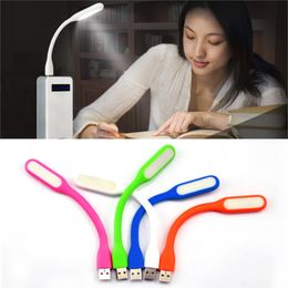 New DC 5V Mini USB LED Light Flexible Neck For Power Bank Flashlight/HUB/Car Charger Mini Reading Colourful Lamps