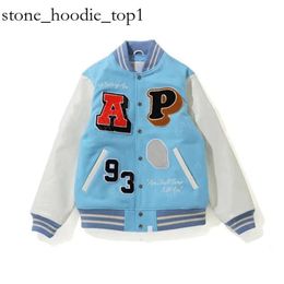 Bapestar Hoodie Mens Designer Jackets Varsity Jacket Men Women Baseball Trendy Bapestar Jacket Letter Embroidery Coat Streetwear Luxury Baseball Jacket 5844