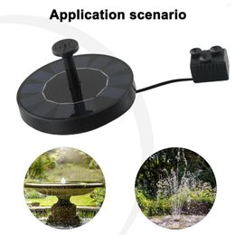 Garden Decorations Solar Fountain Floating Pump With 6 Nozzles Bird Bath Fountai Water Feature Pool Pond Outdoor