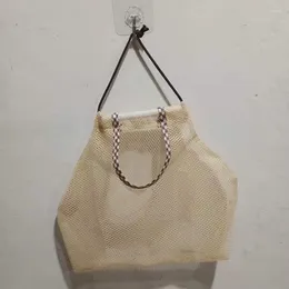Storage Bags Simple Practical Hanging Polyester Mesh Wall-mounted Bag Debris Organisers Home Artefact