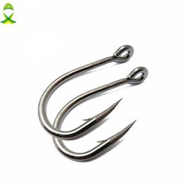 Fishhooks JSM 200pcs/lot High Carbon Steel Fishing Hooks sharp carp Fishing tackle Fishhooks Size 2/0 3/0 4/0 5/0 6/0 7/0 8/0