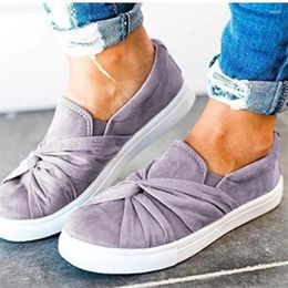 Casual Shoes Women's Solid Colour Flat Heel 2024 Foreign Trade European And American Style Bottomed Round Head Size Board