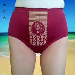 Survival 2pcs L XL XXL Belt magnet quinquagenarian female tourmaline magnetic therapy panties health panties pants high waist plus size p