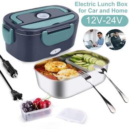 Dinnerware Heating Lunch Box 40W Portable Warmer Adult Car Fast With Leak Proof Lid US Plug