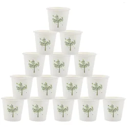Disposable Cups Straws 500 Pcs Tasting Cup Paper Bulk 3oz Bathroom Multifunction Coffe