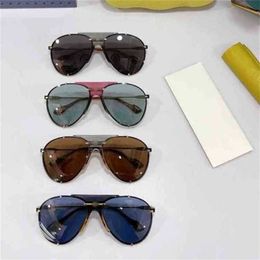 2024 Top designers 10% OFF Luxury Designer New Men's and Women's Sunglasses 20% Off version family fashion personality tide big face pilot toad glasses gg0740Kajia