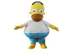 2019 Factory direct costumes Homer simpson cartoon Mascot Costume Fancy Dress Animal Mascot costume 1666625