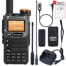 Quansheng UV K5 8 Walkie Talkie Am Fm Two Way Radio Commutator Station Ham Wireless Set Long Range Receiver UVK6 240326