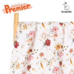Hinges Kangobaby #my Soft Life# New Fashion Spring Summer Premier Quality Baby Muslin Swaddle Blanket Cotton Newborn Wrap Infant Quilt